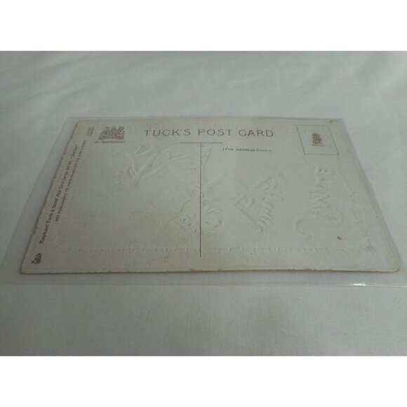Vintage Tuck's Postcard Angel 1900s unposted Smile - Picture 2 of 2